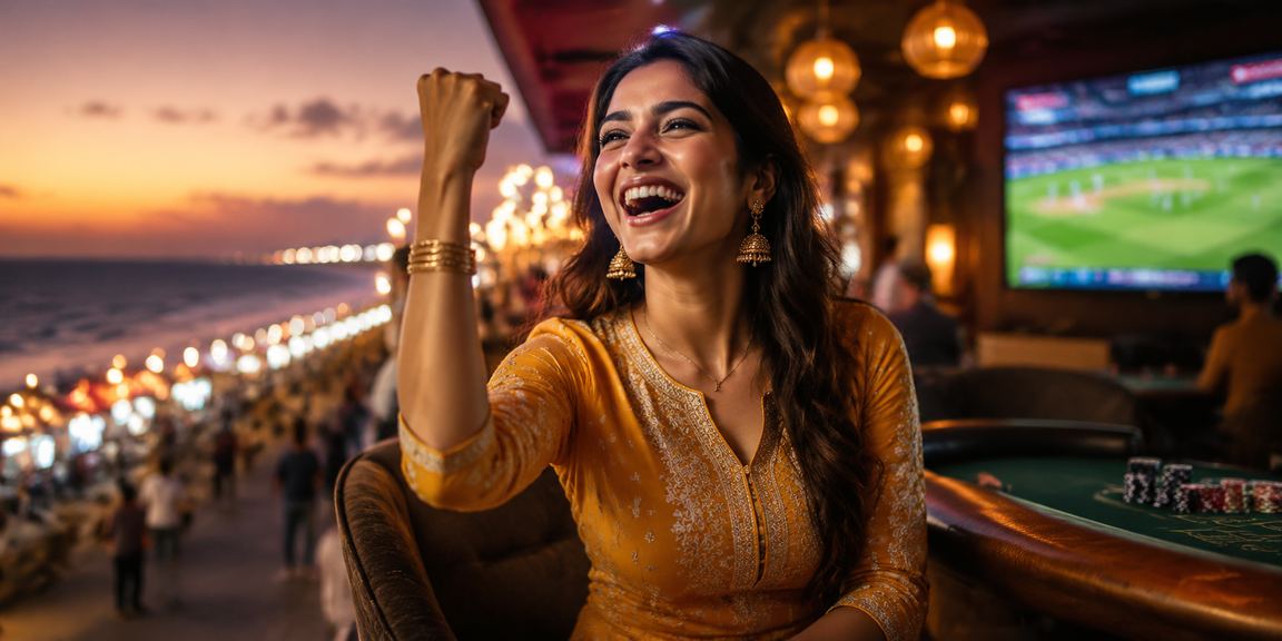 Cricket stadium crowd enjoying IPL, popular with young mobile bettors